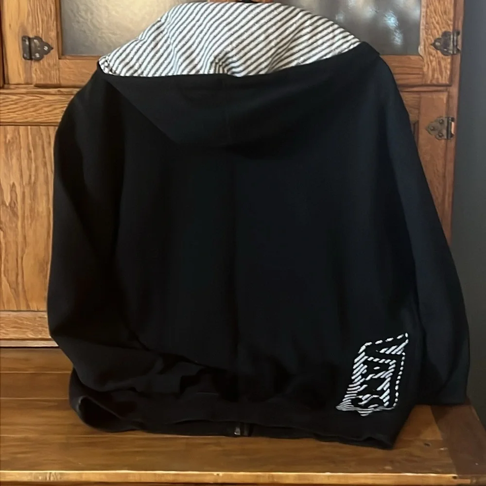 Men’s Vans Black Zip Hoodie Sweatshirt - Picture 7 of 11